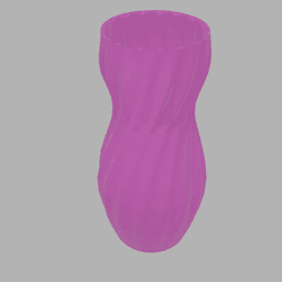Hourglass Shaped Vase 3d model