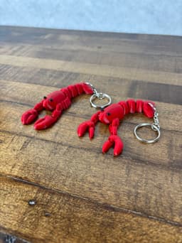 Lobster Keychains 3d model