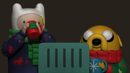 Adventure Time winter 3d model