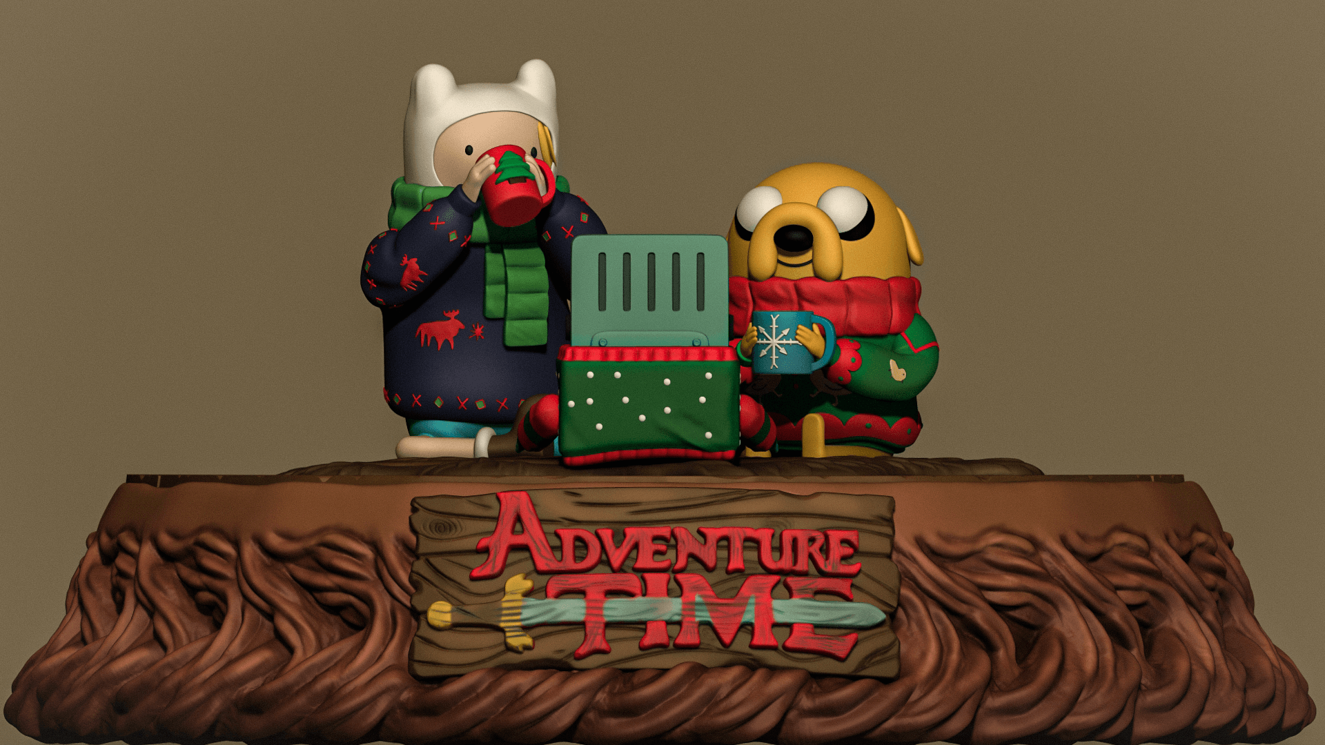 Adventure Time winter 3d model