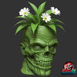 Zombie Mug/planter/pen/candy 3d model
