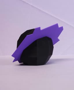 Gastly Low Poly Pokemon 3d model
