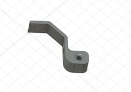 PTFE Tube Guide for K1C - Corner Mount 3d model
