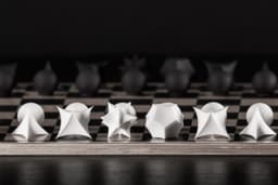 Hyperbolic Chess Set 3d model