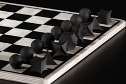 Hyperbolic Chess Set 3d model