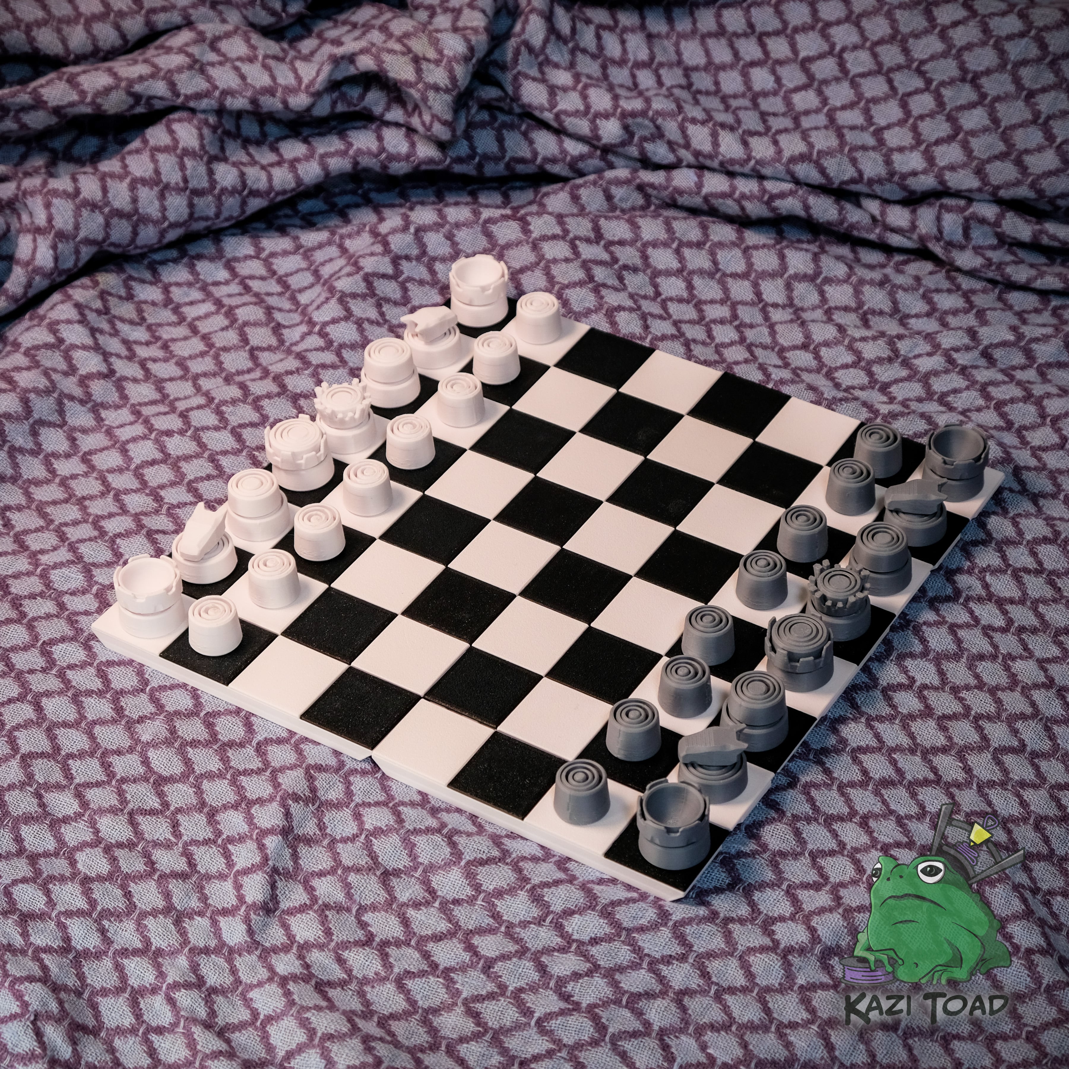 Telescoping Chess Complete Set 3d model