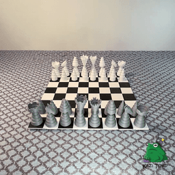 Telescoping Chess Complete Set 3d model