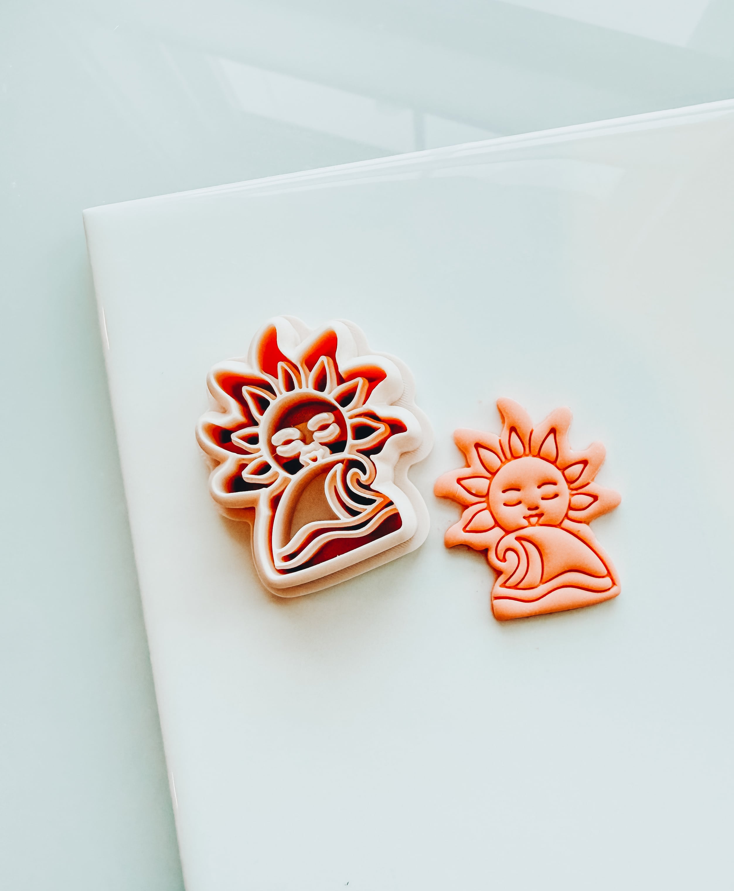 Sun & Wave Clay Cutter 3d model