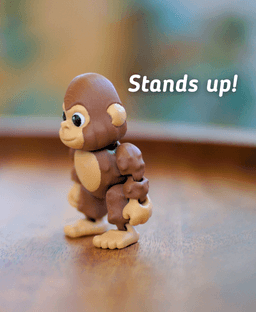Stomping Sasquatch - Articulated Fidget Bigfoot 3d model