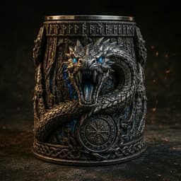 DRAGON BEER MUG STL 3d model
