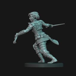 Dark Elf - D&D Mini 3d model