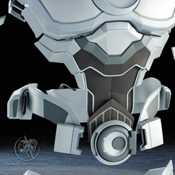 Moon Knight Rivals Armor 3D Printer File STL 3d model