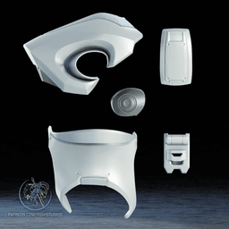 Moon Knight Rivals Armor 3D Printer File STL 3d model