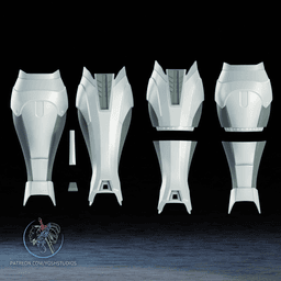 Moon Knight Rivals Armor 3D Printer File STL 3d model