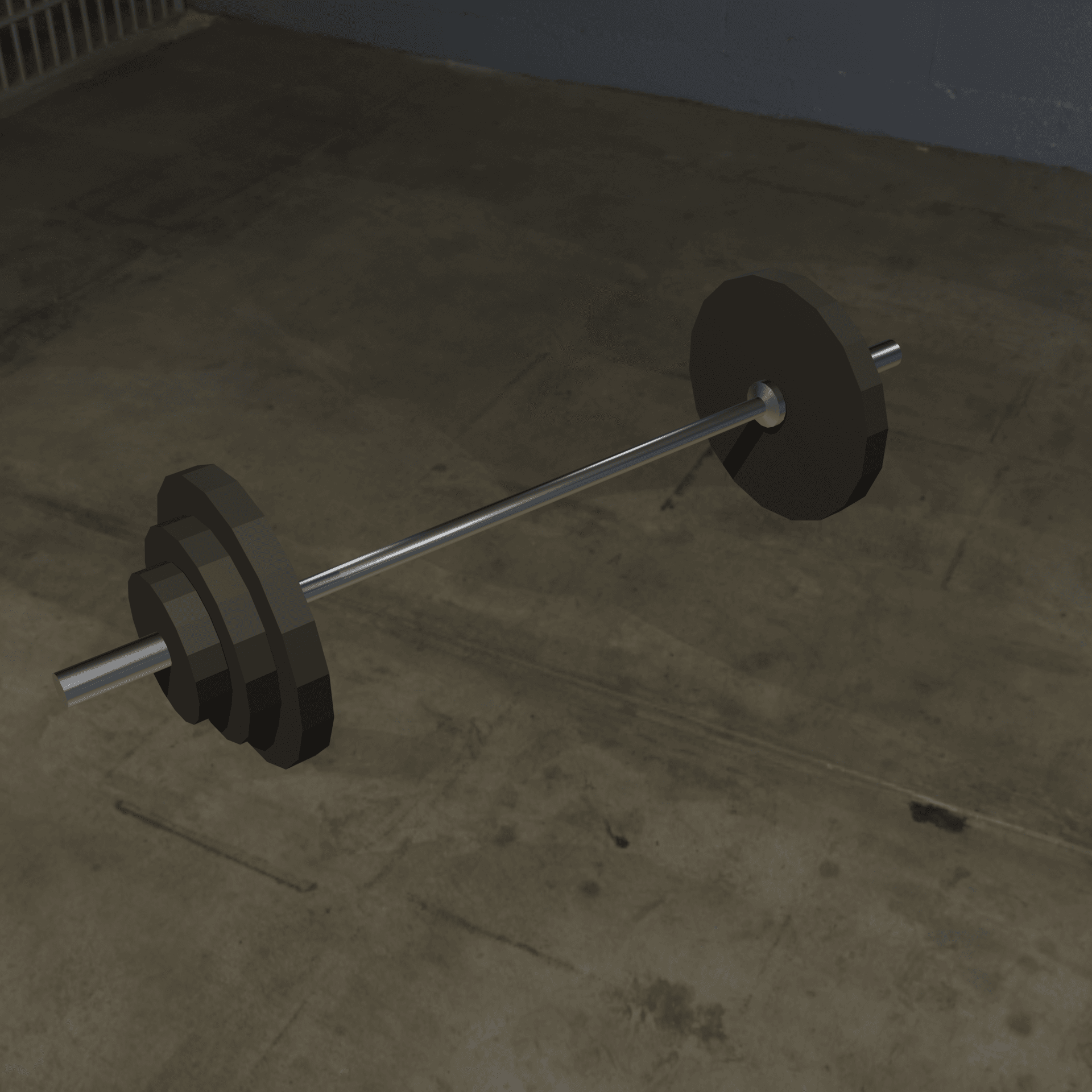 Barbell Weights 3d model