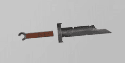 Broken Straight Sword from Dark Souls 3d model
