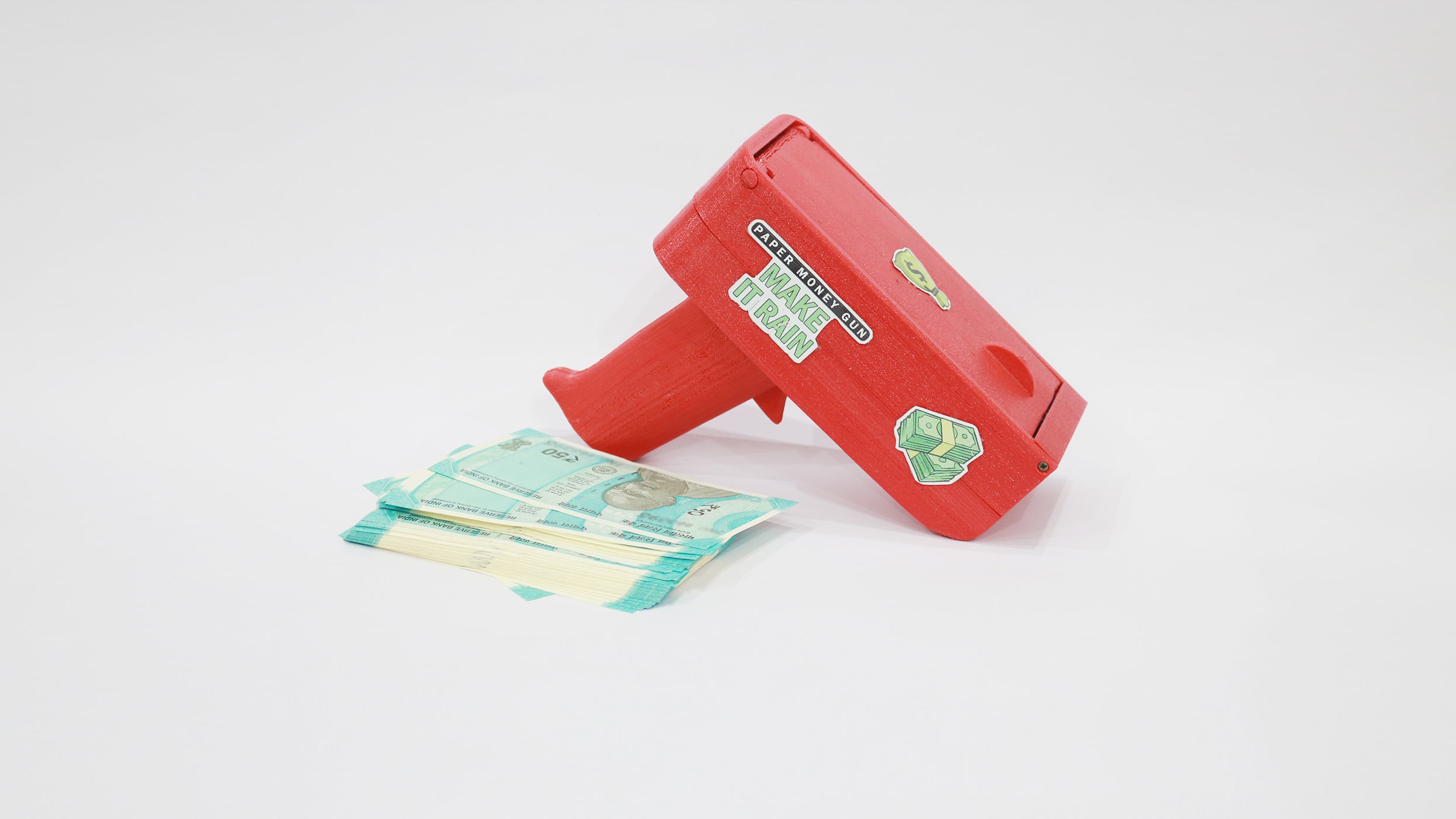 Money Gun Toy Battery Operated 3d model