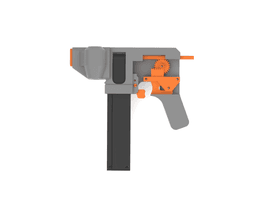 Mini Nerf Blaster v2 3d model