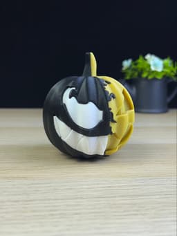 venomized pumpkin 3d model
