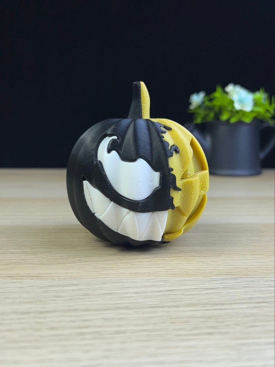 venomized pumpkin 3d model