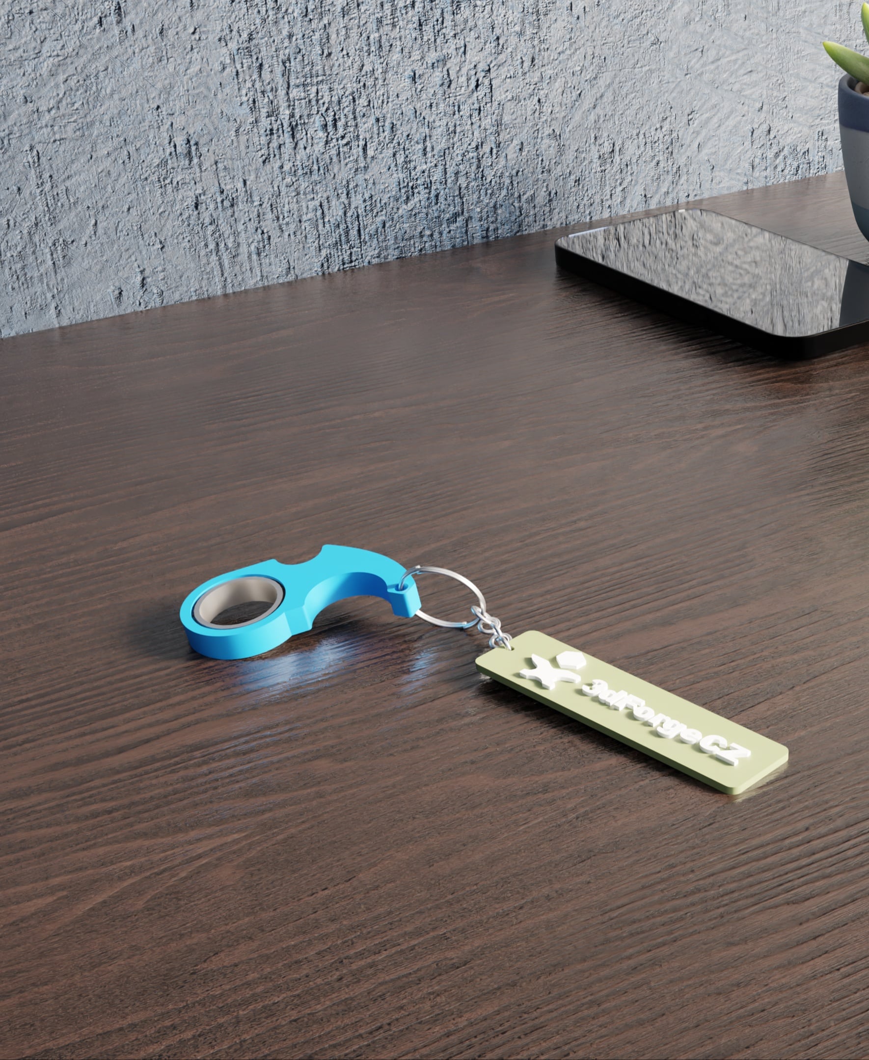 Keychain Spinner 3d model