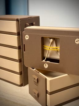 Modular Drawer System | Push-Push Lock 3d model