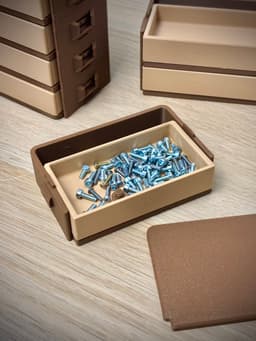 Modular Drawer System | Push-Push Lock 3d model