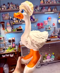 Bride Goose Gear for Porch Goose 3d model