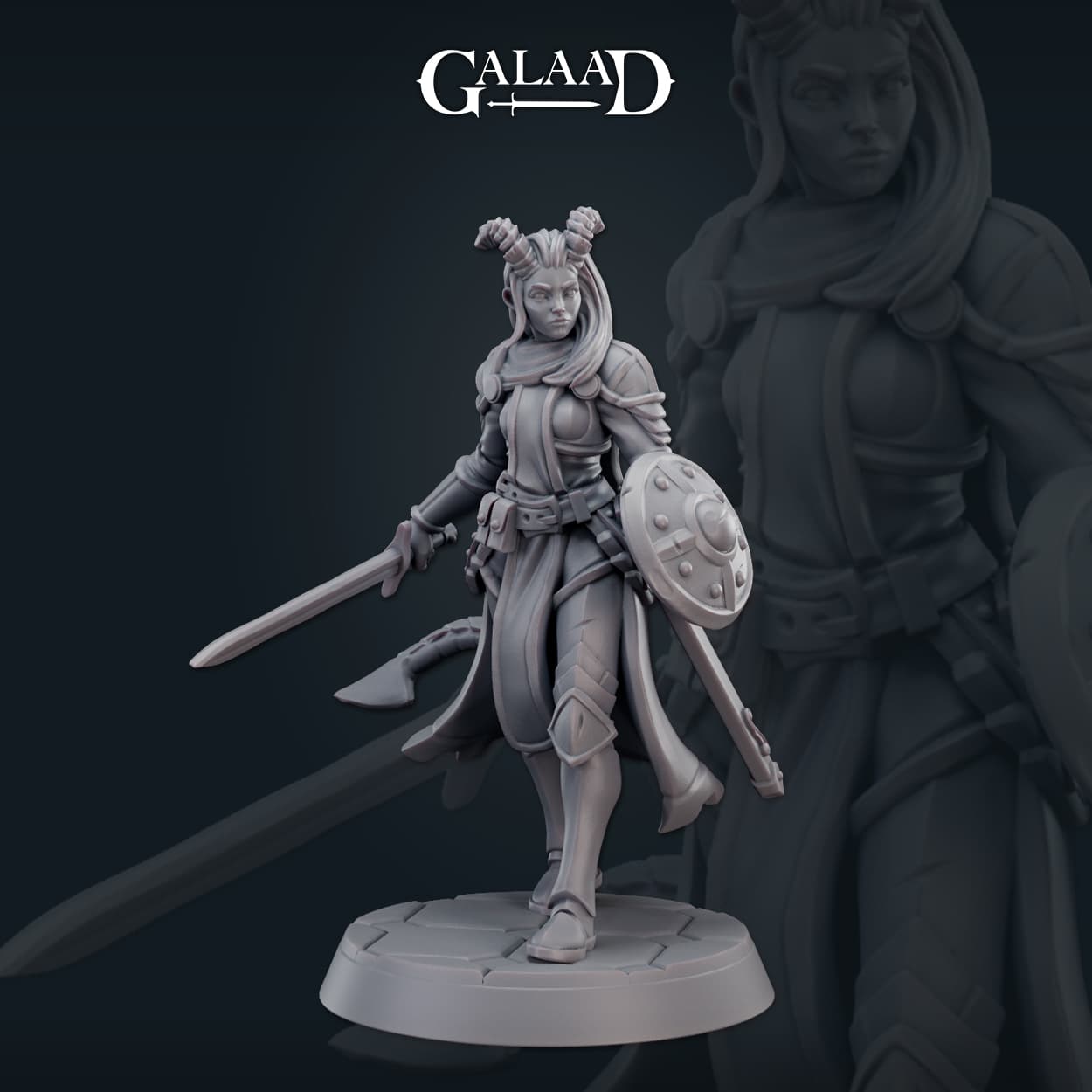 Tiefling knight.stl 3d model
