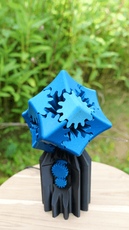 Gear Star Sreampunk Desk Sculpture 3d model