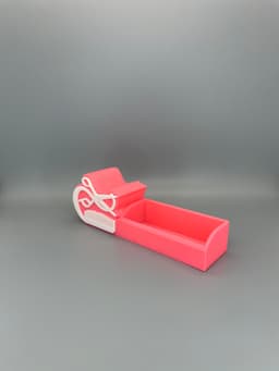 Hair Stylist Form Business Card Holder 3d model