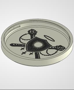 Dice Container Tray Threaded Bundle 3d model