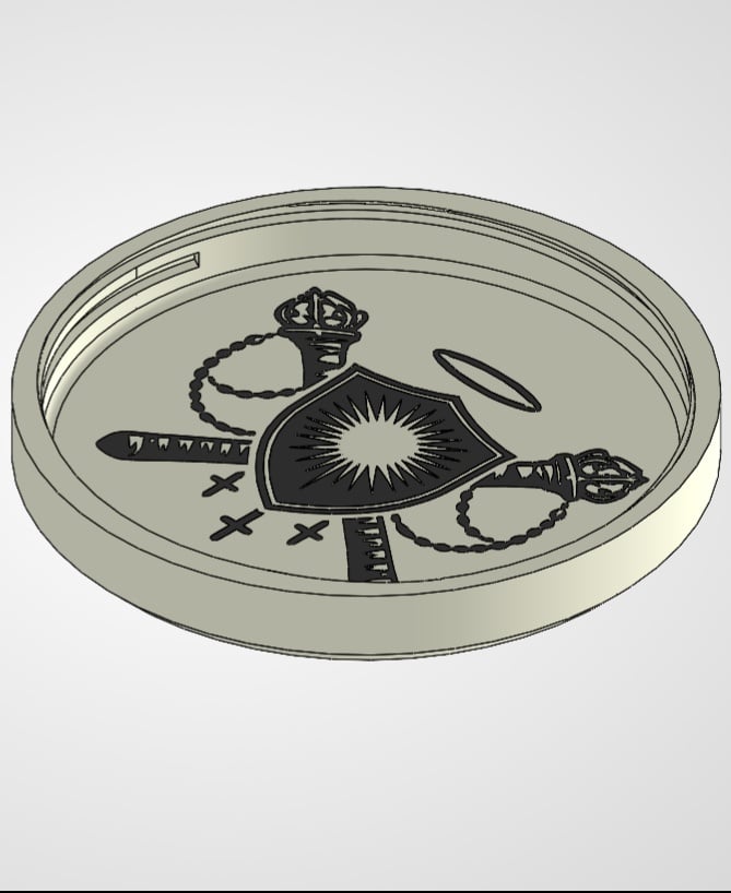 Dice Container Tray Threaded Bundle 3d model