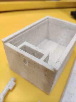Sliding Dovetail Lock Box with Key 3d model