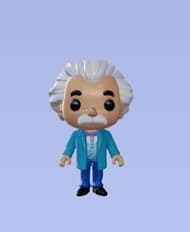 Albert Einstein 3d model