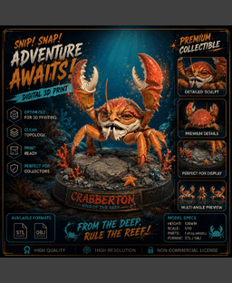 Attack Of The Crab Monster 3d model