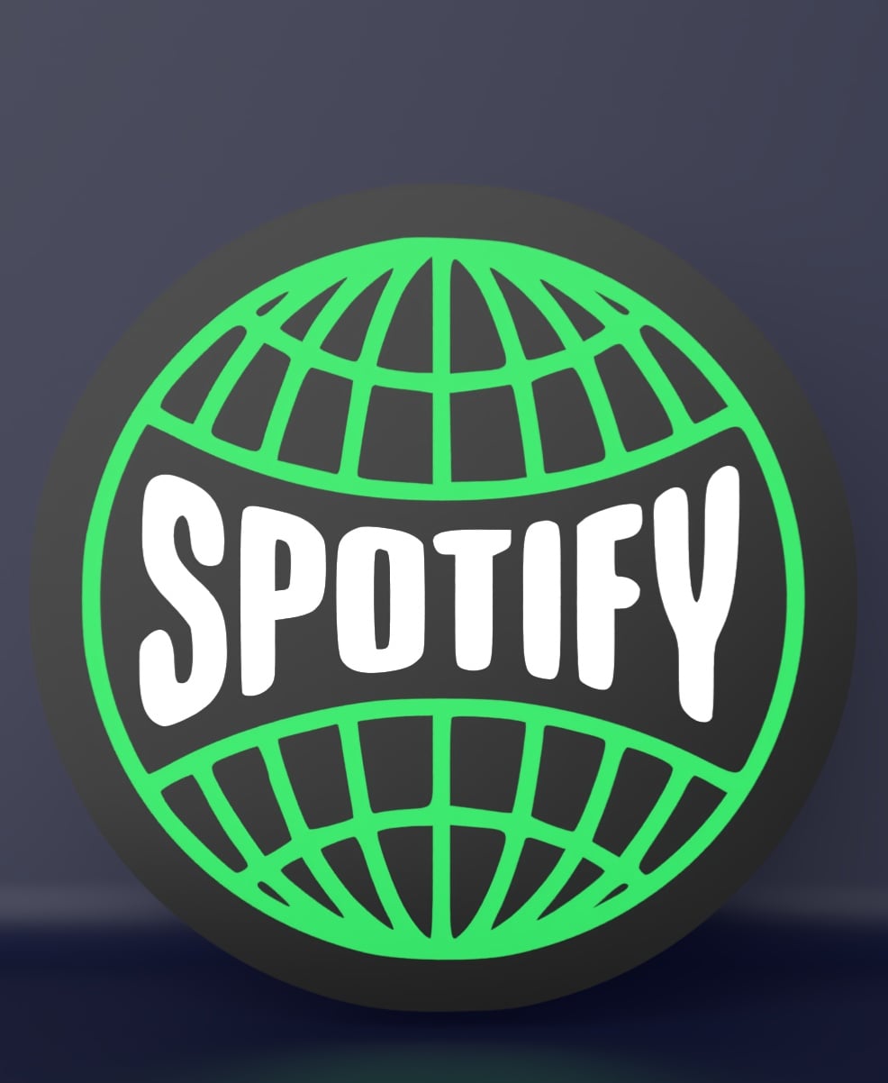 Spotify - Led strip compatible 3d model