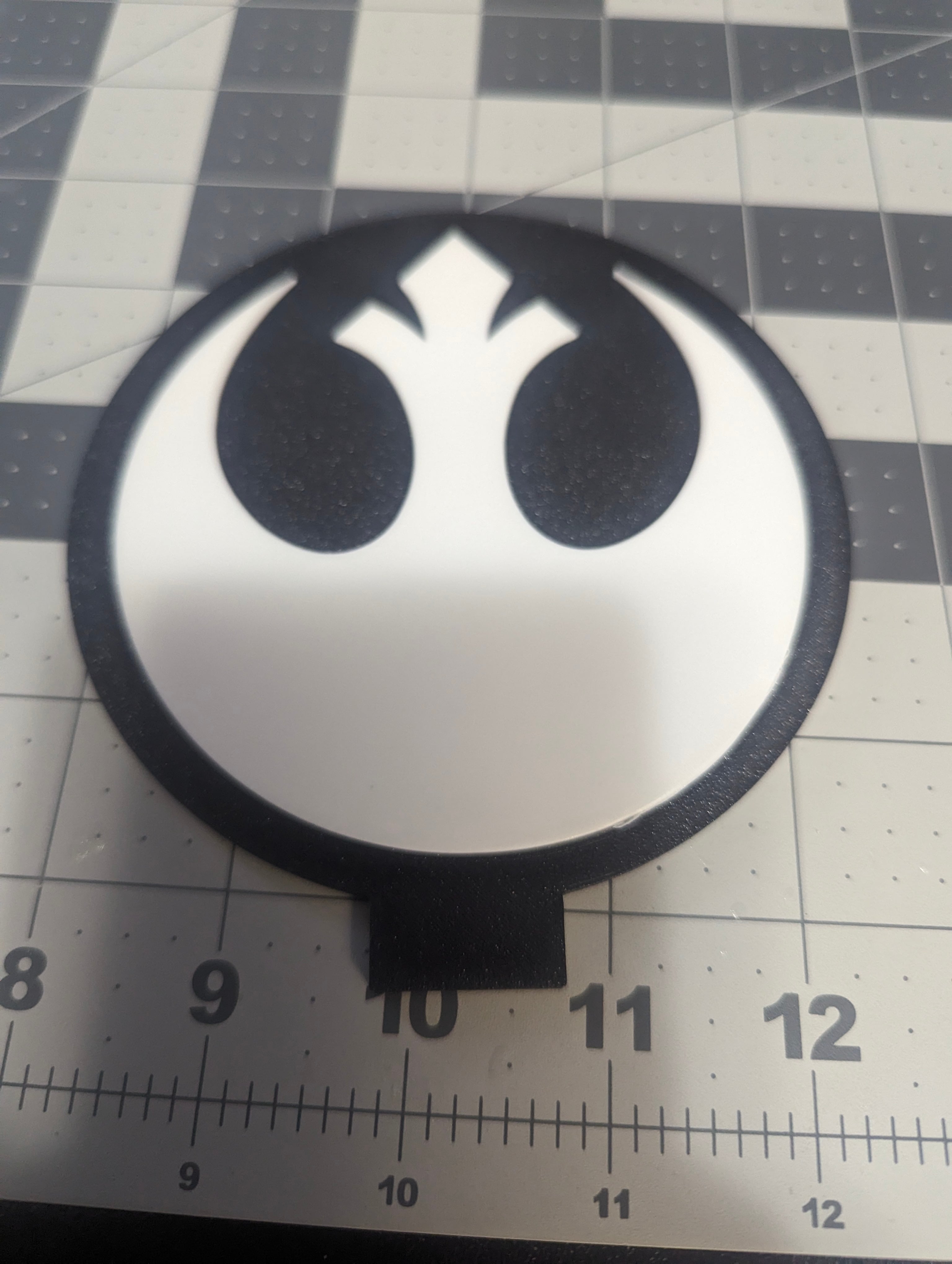 Rebel Alliance 120mm Wall Mount Insert Emblem 3d model