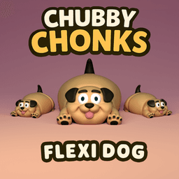 Flexi Dog - Chubby Chonks 3d model