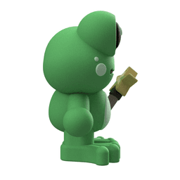 Cute Cryptid Loveland Frogman Figure | 3D Printable Royalty-Free 3d model