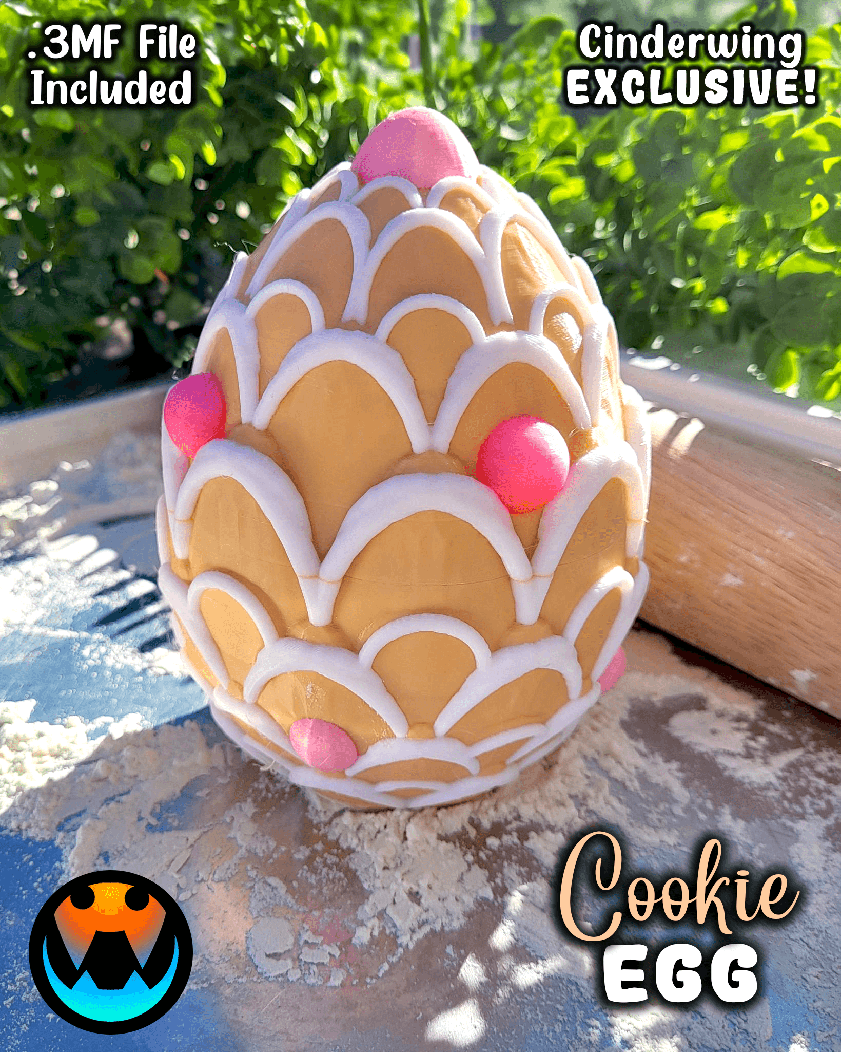 Cookie Egg 3d model