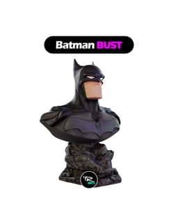 Batman Stylized Bust (Fan Art) 3d model
