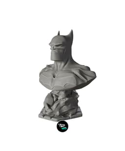 Batman Stylized Bust (Fan Art) 3d model