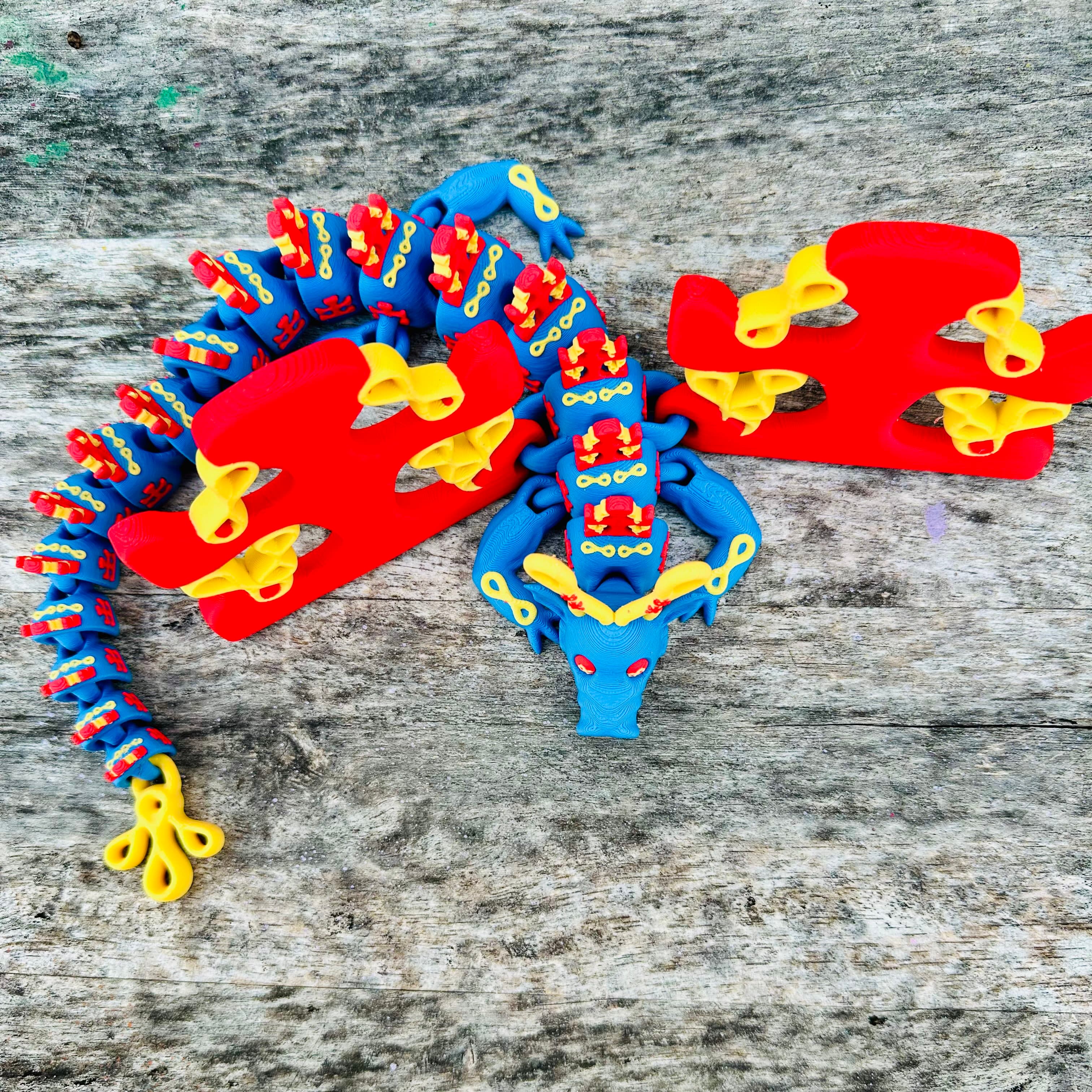 Winged Autism Dragon (3mf) 3d model