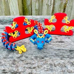 Winged Autism Dragon (3mf) 3d model