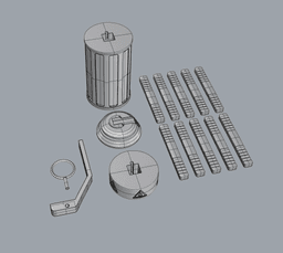 Helldivers 2 G-10 G10 Incendiary Grenade 3d model
