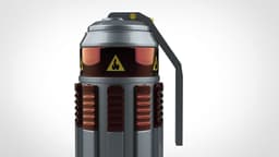 Helldivers 2 G-10 G10 Incendiary Grenade 3d model