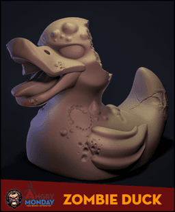 Zombie Duck 3d model