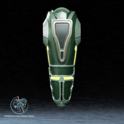 Samus Power Armor Blaster 3D Printer STL File 3d model