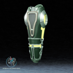 Samus Power Armor Blaster 3D Printer STL File 3d model